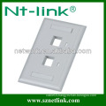 us type rj45 Dual port faceplate